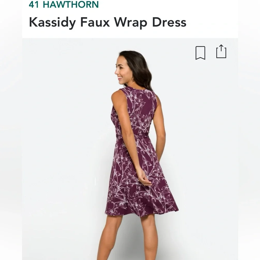 41Hawthorne Kassidy Faux Wrap Dress Size XL - Picture 5 of 6